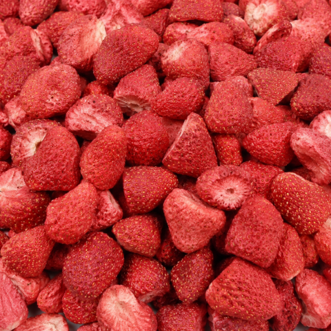 Premium Crispy Dried Strawberries