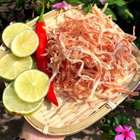 Coconut-Coated Dried Squid